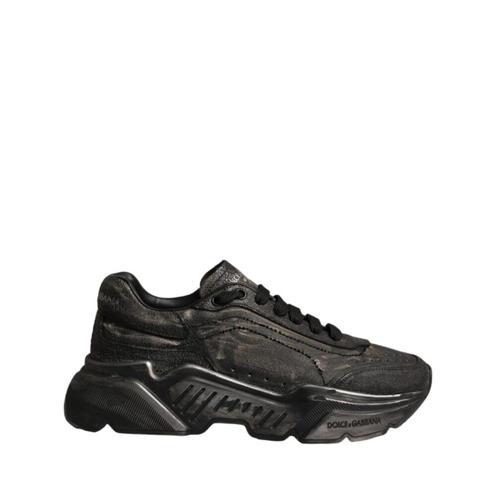 Dolce & Gabbana Black Daymaster Low Top Sneakers Women's Shoes